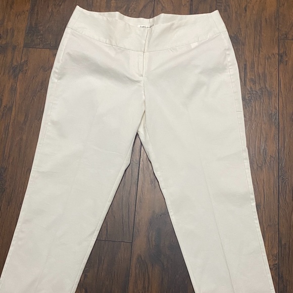New John Paul Richard Pants - white - Size 16 - Stretch cv - Picture 1 of 3